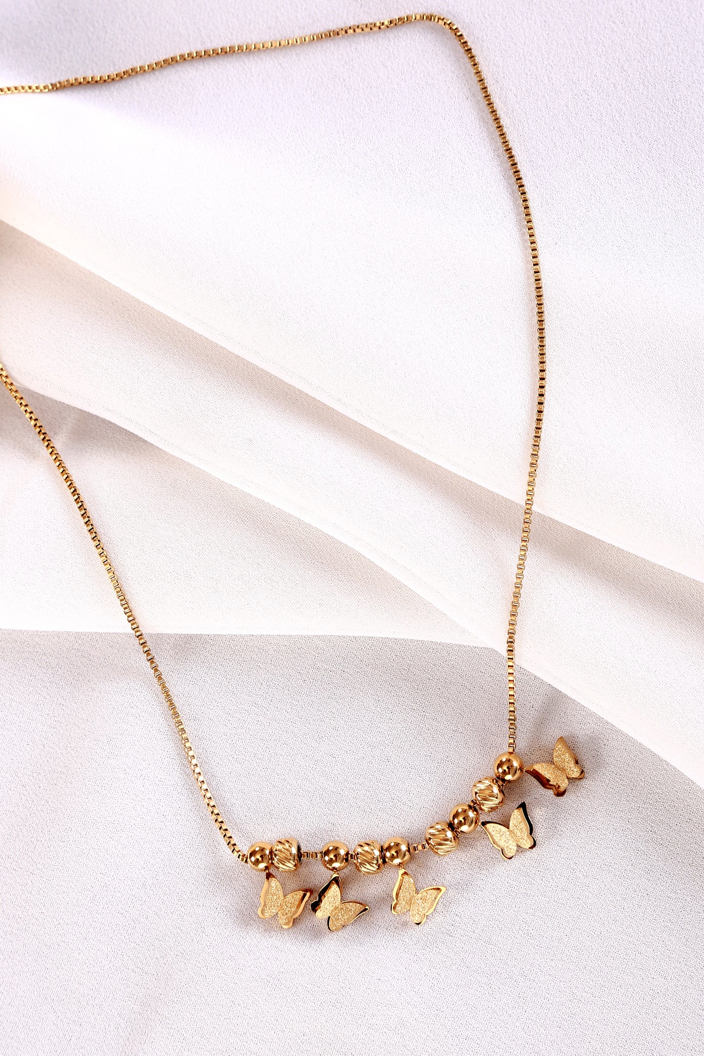 Charm Butterfly Beaded Necklace