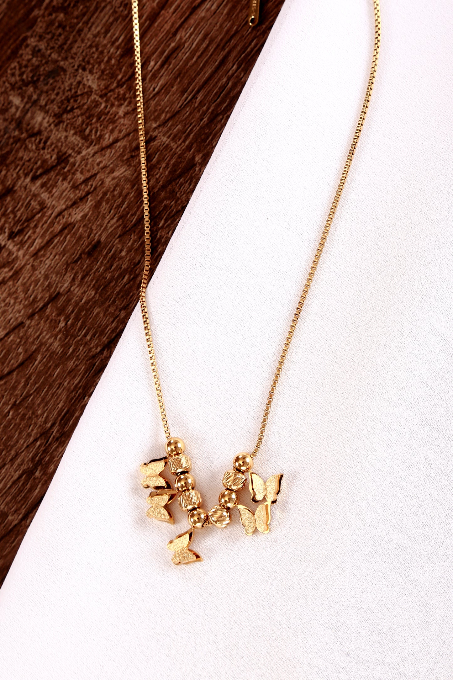 Charm Butterfly Beaded Necklace
