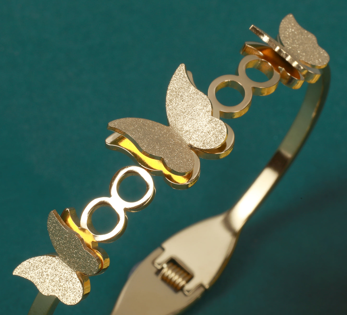 Butterfly Shaped Gold Bracelet