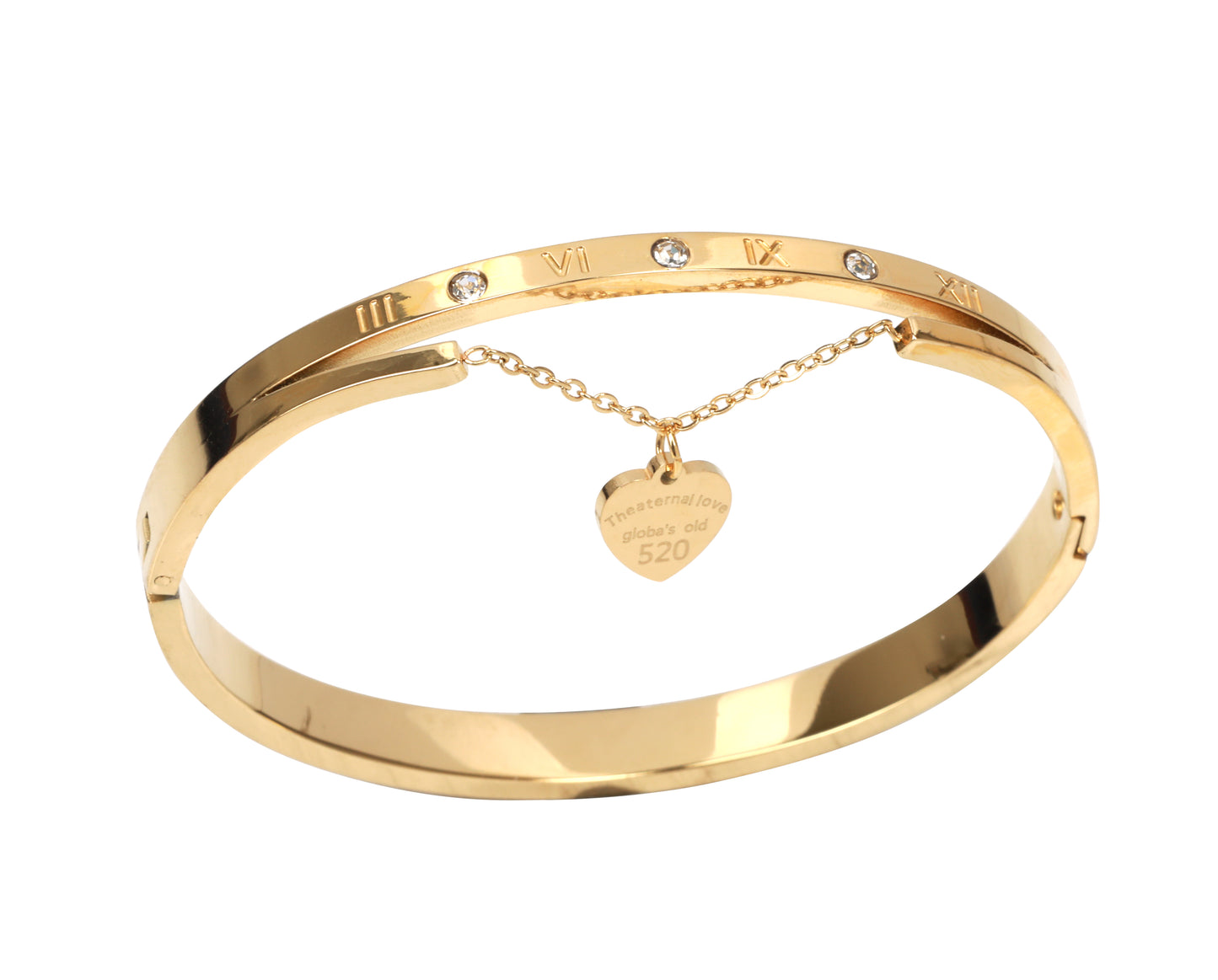 Heart Charm Bracelet