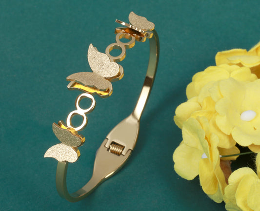 Butterfly Shaped Gold Bracelet