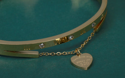 Heart Charm Bracelet